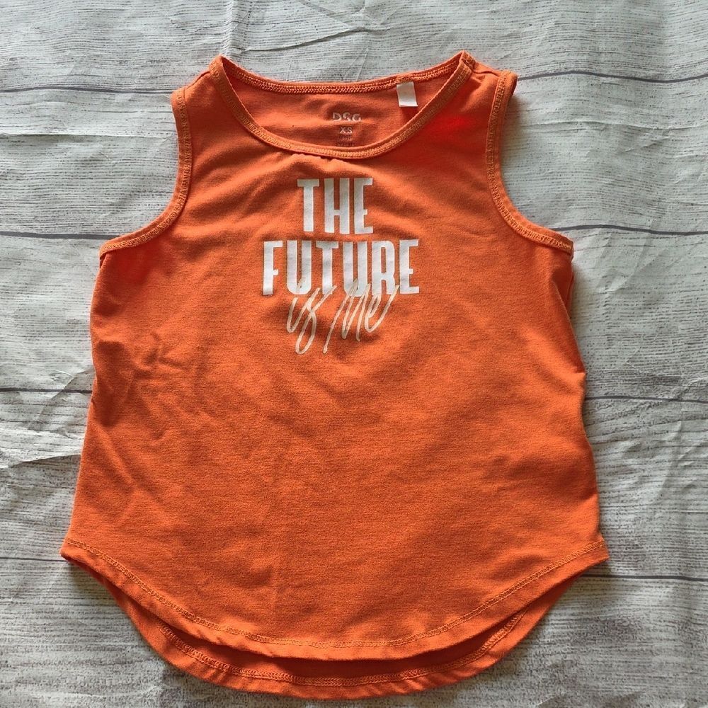 DSG Orange Tank Top - The Future is Me